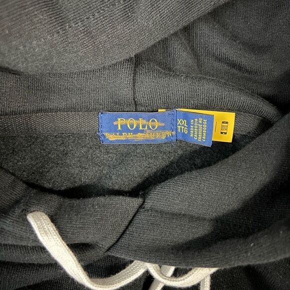 Polo by Ralph Lauren Charcoal Hoodie in XXL - NEW - Picture 2 of 4